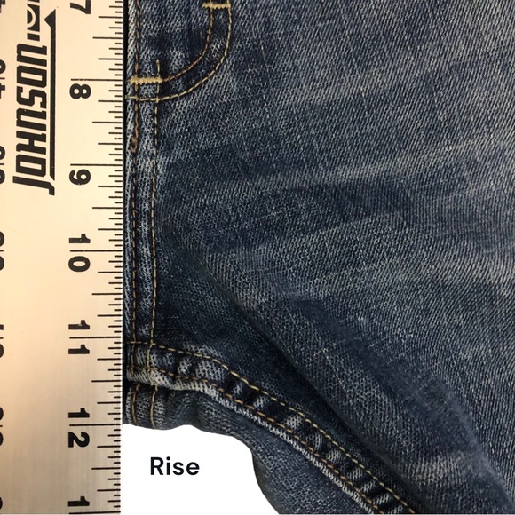 Lee Relaxed Bootcut Men’s Jeans Size 36 waist - distressed faded Western - Picture 8 of 16